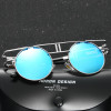 AORON Brand LOGO Original Polarized Sunglasses Goggles Men Designer Round Mirror Glasses oculos de sol Eyewear Accessories A393