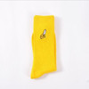 2017 New Cute Fruits Embroidery Cotton Warm High Socks For Women Girl Autumn Winter 3D Cartoon Sock femme Harajuku Character