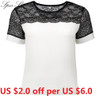 Red White Lace Blouse Chiffon Shirt Tops Women blusa Short Sleeve 2017 Hollow Out Ladies Shirt Office Female Plus Size Clothing Red White Lace Blouse Chiffon Shirt Tops Women blusa Short Sleeve 2017 Hollow Out Ladies Shirt Office Female Plus Size Clothing
