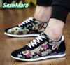 Red Men Shoes Black Casual Shoes Men Canvas Shoes Spring Autumn lightweight Breathable Mens Shoes Male Flats Zapatillas Hombre