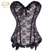 Red Lace Corset With Bow Ruffle For Women Plus Size Waist Corset Blue Corset And Bustier Outwear Overbust Corset Top