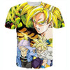 Raisevern New Super Saiyan t-shirt 3D Goku Summer Top Men Women Harajuku Crewneck T Shirt Fashion Both Side Printed 3d Tee Tops