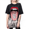 Raisevern New ANTI-SOCIAL 3D Printing T Shirt GOTH GANG Harajuku Punk T-Shirt Summer Style Clothing Tops Plus Size Dropship