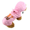 Raincoat for Pets Small Dog Leisure Raincoat Water Resistant Clothes for Dog Outdoor Apparel Classic Waterproof for Pet 25S1Q