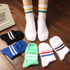 Rainbow Sock Women fashion socks for woman 2018 Stripes Lovers Socks School Wind Casual Sock for People in Various Age