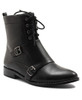 Lace Up Boots  - Black
