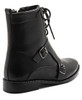 Lace Up Boots  - Black