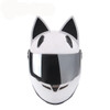Motorcycle helmet women black cat full face fashion helmets funny gift