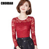 Lace Tops Women Long Sleeve Blouse Shirt Autumn 2017 Fall Korean NEW Fashion Elegant Flower Fitness Clothes Ladies Office Shirts Lace Tops Women Long Sleeve Blouse Shirt Autumn 2017 Fall Korean NEW Fashion Elegant Flower Fitness Clothes Ladies Office Shirts