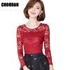 Lace Tops Women Long Sleeve Blouse Shirt Autumn 2017 Fall Korean NEW Fashion Elegant Flower Fitness Clothes Ladies Office Shirts Lace Tops Women Long Sleeve Blouse Shirt Autumn 2017 Fall Korean NEW Fashion Elegant Flower Fitness Clothes Ladies Office Shirts