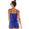 Lace Girl Summer Jumpsuits 2017 Spaghetti Strap Beach Playsuits Printed Jumpsuits Shorts Womens Sleeveless Bodysuit Overalls