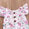 Lace Floral Romper baby clothing Newborn Infant Baby Girl Romper Outfits Sunsuit Clothes 0-4Y