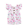 Lace Floral Romper baby clothing Newborn Infant Baby Girl Romper Outfits Sunsuit Clothes 0-4Y