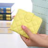 Korea Fashion high quality PU leather small women wallets short zipper purse female coin pocket wallet for women XF201