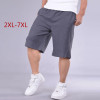 Big Size Shorts Men Solid Baggy Loose Elastic Shorts Cotton Casual Plus Size Shorts Extra Large Big Plus Size 4XL 5XL 6XL 7XL