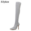 Mia Crystal Long Sock Boot