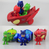 Big Size 3pcs Cars and 3pcs dolls Characters Catboy Gekko Cloak Action Figure freddy Toys Boy Gift Birthday Christmas