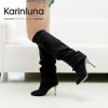 Big Size 34-43 High Heels Women Boots Over the Knee High Boots Party Sexy Lady Fashion Winter Woman Shoes Brand New