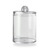 Big Promotion Acrylic Cotton Swab Organizer Box Portable Round Container Storage Case Make up Cotton Pads Q-tip Box For Home