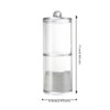 Big Promotion Acrylic Cotton Swab Organizer Box Portable Round Container Storage Case Make up Cotton Pads Q-tip Box For Home