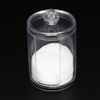 Big Promotion Acrylic Cotton Swab Organizer Box Portable Round Container Storage Case Make up Cotton Pads Q-tip Box For Home