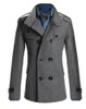 Hot Sale Trench Coat Men Double Breasted British Style Cashmere Mens Trench Coats High Quality Woolen Jacket Mid Long Overcoat