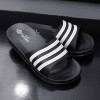 Hot Sale Summer Slipper Men EVA Beach Slippers Mens Flip Flops Fashion with Stripe Bars Black and White Casual Sandalias Hombre
