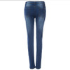 Hot Sale Push Up Jeans Woman Pencil Pants Vintage High Waist Jeans Women Casual Stretch Skinny Jeans Femme light blue