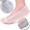2017 Lady Must Have "Fashion Women's Cotton Lace Antiskid Invisible Liner Low Cut Socks Lady Girl Women Summer Socks 1 Pair W004