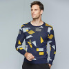 2017 Knitted Sweater Men 100% Cotton Winter Casual Pullover Brand Clothing O-neck Long Sleeve Pullovers for Solid Mens Sweaters
