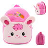 2017 Kids Infantile Mochila Soft Nap Cloth Backpacks Little Bee Plush Backpacks Mini Preschool Backpack Kindergarten School Bags