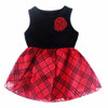 2017 Kids Dresses For Girls Plaid Patchwork Girls Clothes Sleeveless Summer Dress Baby Vest Dress vestido infantil Girls Dress