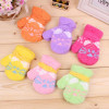 2017 Fashion Children Boy Girls Gloves Kids Coral Fleece Cute Cartoon Cat Halter Pack Gloves Warm Winter Mittens Kid Accessories