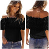 2017 Fashion Casual Sexy Women Blouses Off Shoulder Short Sleeve Chiffon Tops Shirt Lace Crochet Blouse Shirts Female Blusas 2017 Fashion Casual Sexy Women Blouses Off Shoulder Short Sleeve Chiffon Tops Shirt Lace Crochet Blouse Shirts Female Blusas