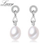 2017 Fashion Beautiful freshwater pearl earring jewelry women 925 sterling silver,white natural pearl jewelry for women gift 2017 Fashion Beautiful freshwater pearl earring jewelry women 925 sterling silver,white natural pearl jewelry for women gift