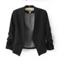 2017 Fashion Basic Jacket Blazer Women Suit Cardigan Puff Sleeve Ladies Autumn Plus Size Brand Coats Casual blaser blazer female