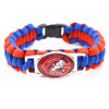 2017 Fashion Baseball Bracelet MLB Cincinnati Reds Charm Braided Bracelet for Women Men Bracelet Wide Bangle Gifts
