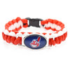 2017 Fashion Baseball Bracelet MLB Cleveland Indians Charm Braided Bracelet for Women Men Bracelet Wide Bangle Gifts
