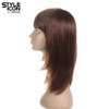 Styleicon Brazilian Virgin Hair Straight Human Hair Wigs For Women Classic Style 12 Inch Color 1b And F2/33 Free Shipping