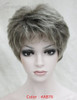 StrongBeauty Synthetic Short Curly Hair Puffy Natural Blonde/Silver Grey Wigs With Bangs For Women Many Color For Choose