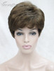 StrongBeauty Synthetic Short Curly Hair Puffy Natural Blonde/Silver Grey Wigs With Bangs For Women Many Color For Choose