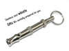 Strong Silver Gold Stainless Steel Slip Dog Collar Metal Dogs Training Choke Chain Collars With Free Whistle
