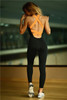 Stretchy Jumpsuit Skinny Rompers Womens Jumpsuit Sexy Open Back Bandage Bodycon Jumpsuit Sportswear Rompers Women Overalls