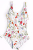 Chicnico Cute One Piece Floral Print Swimwear