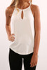 Chicnico Casual Solid Color O Neck Short Sleeve Tee