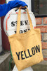 Chicnico Casual Letter Printed Canvas Bag