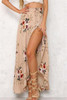 Chicnico Boho Multi color Floral Print Bohemian Style Dress