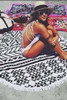 Chicnico Beach Boho Geometric Round Beach Blanket