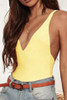 Chicnico Basic Solid Color One Piece Bikini
