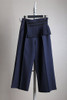 CHICEVER 2017 Summer Asymmetry Fold Tassel Casual Trousers For Women European Style Wide Leg Pants Fashion Streetwear